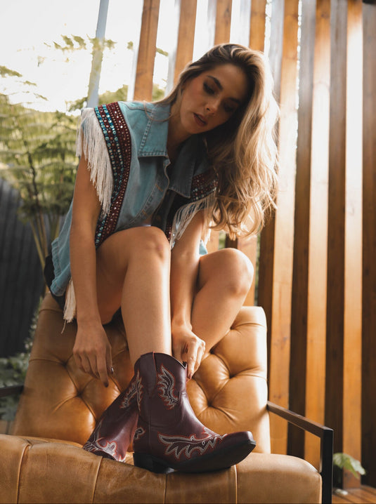 Botas Anabel Vinotinto