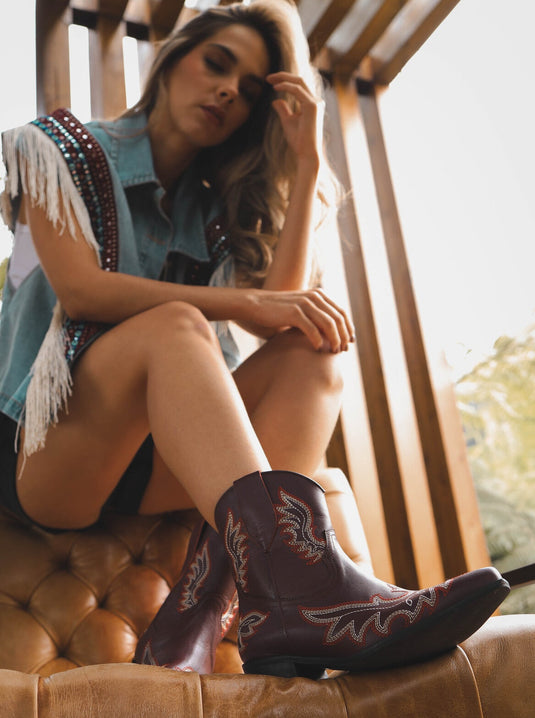 Botas Anabel Vinotinto