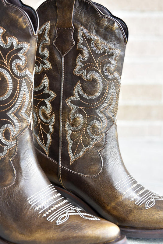 Botas Selene Folia Café